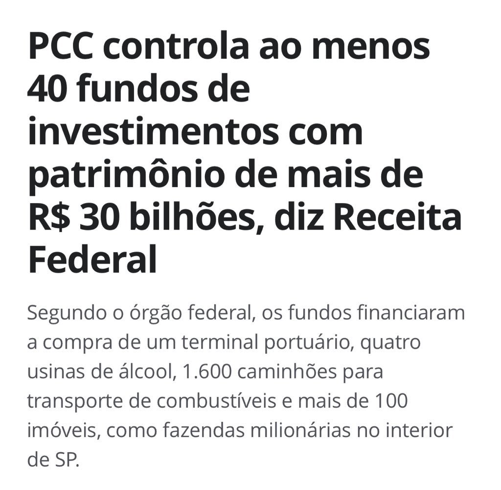 Eu se fosse o Chefão do Comando Vermelho eu encerrava as atividades hoje. Acabava com o CV. FIM. Não dá. É muita humilhação saber que seu concorrente gerencia 40 bilhões e você tem que roubar moto na Avenida Brasil e vender botijão de gás pra sobreveviver. É muita humilhação.