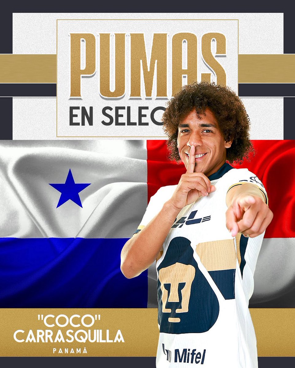¡Felicitaciones de Pumas⚽️🇵🇦!

Pumas MX felicita al mediocampista panameño Adalberto Carrasquilla, por su convocatoria para disputar partidos de eliminatorias.

📸 <a href="/PumasMX/">PUMAS</a> 

#EstoyMareaRoja