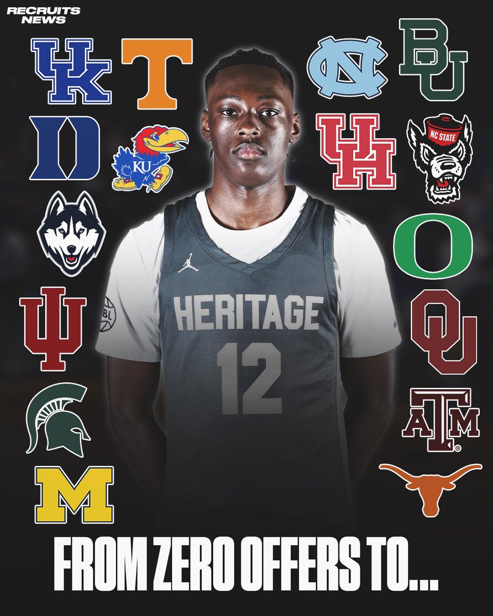 Bryson Howard had zero offers before this AAU season. 😳

Now, he’s one of the most sought out prospects in the nation. 🚀