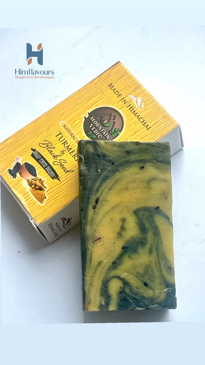 himflavours1234's tweet photo. ✨ Turmeric & Black Seeds Soap ✨
A Himalayan blend for your skin 🌿
✔ Natural antiseptic power of turmeric
✔ Nourishing touch of black seeds
✔ Gentle, chemical-free cleansing
🛒 Visit https://t.co/wWho2SMX75
#HimalayanCare #NaturalSkincare #TurmericSoap #Himflavours https://t.co/QkUoIOTg5D
