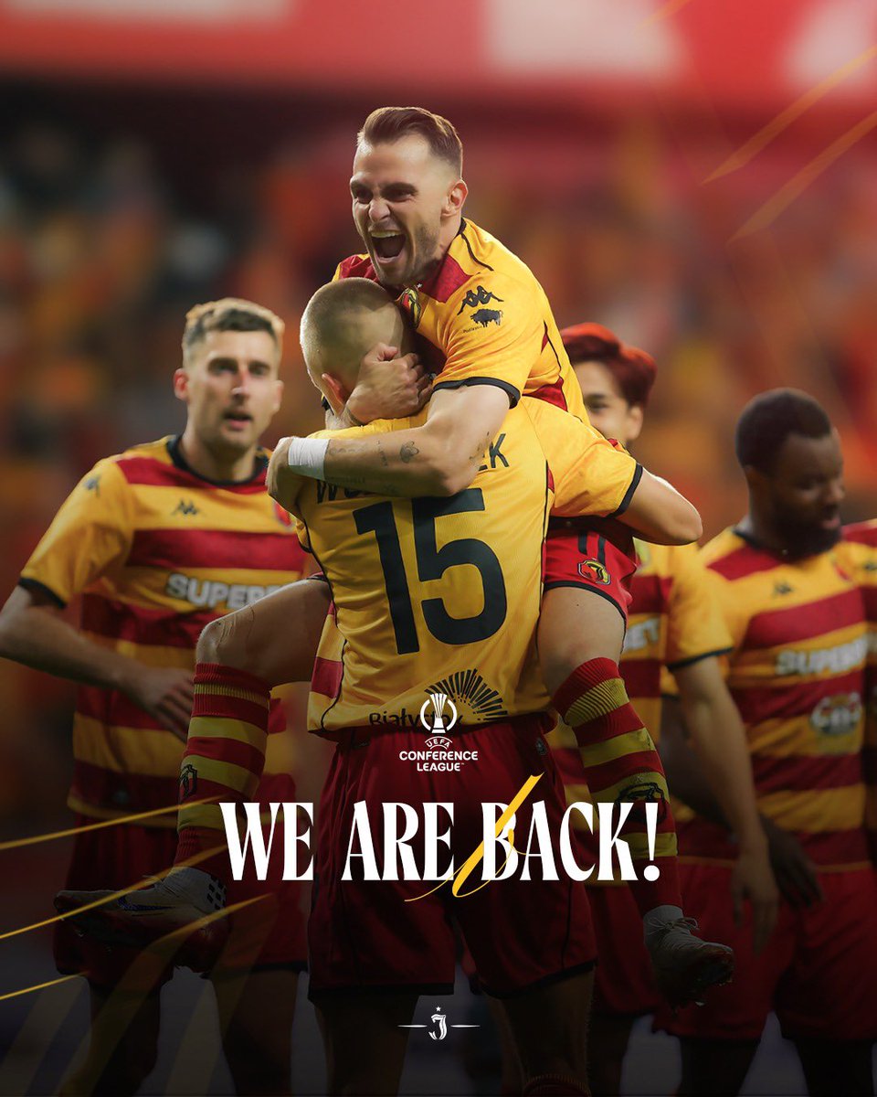 Jagiellonia1920's tweet image. Hi, @Conf_League, we’re back👋