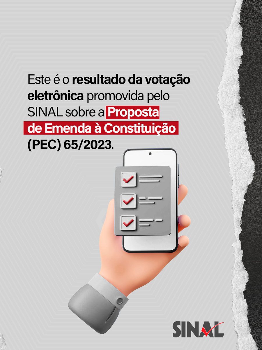 sinalnacional's tweet photo. Os servidores do Banco Central do Brasil dizem "não" à Proposta de Emenda à Constituição (PEC) 65/2023! https://t.co/WzjRjU9Agl