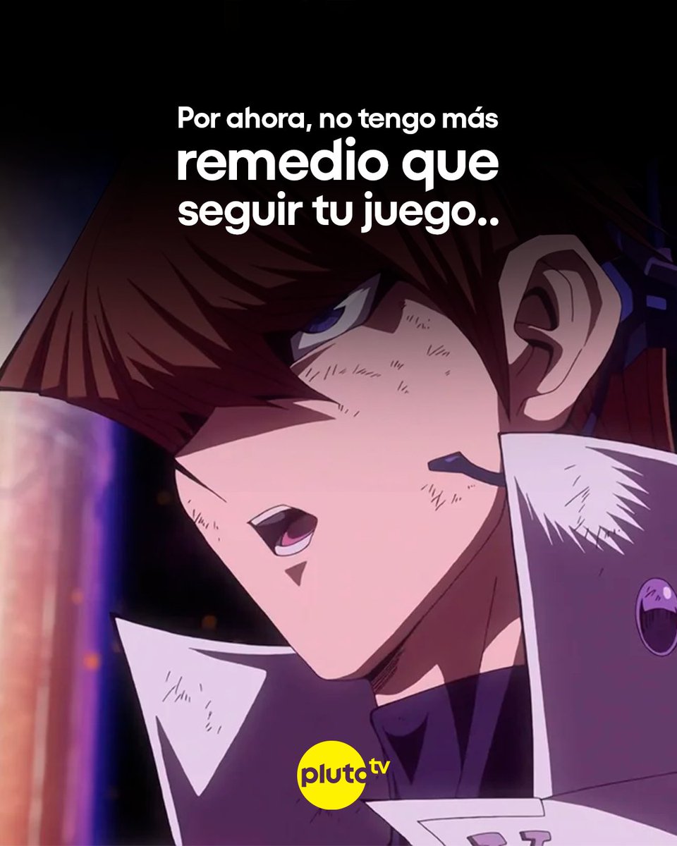 PlutoTVMX's tweet photo. Hay frases de Yugi que en su momento eran para duelos… pero hoy las aplico en mi vida diaria 😎
#YuGiOh #PlutoTV #SeriesGratis https://t.co/BEn4giYEge