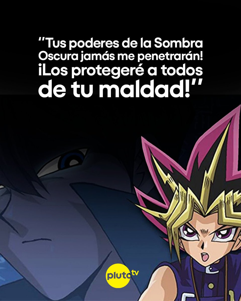 PlutoTVMX's tweet photo. Hay frases de Yugi que en su momento eran para duelos… pero hoy las aplico en mi vida diaria 😎
#YuGiOh #PlutoTV #SeriesGratis https://t.co/BEn4giYEge