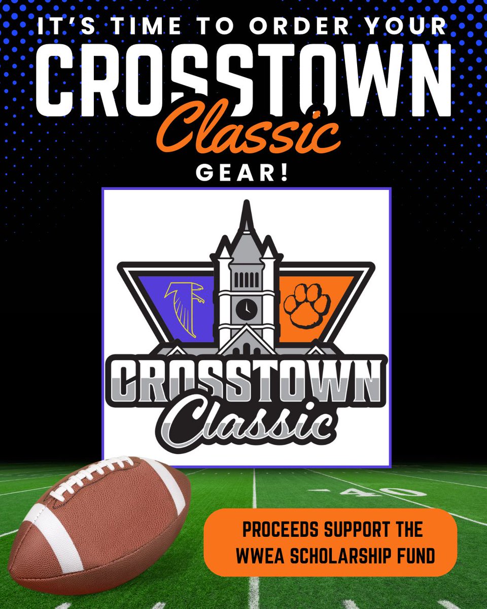 wweaeducators's tweet photo. Order your Crosstown Classic gear before September 8. All proceeds support the WWEA Scholarship Fund to further our students' education! https://t.co/3uzAFtAtCi https://t.co/dfz2TnQUAV