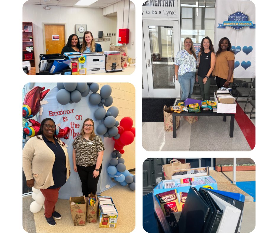The impact of your generosity is now in the hands of local students! This week, we delivered the 486 school supply donations from our YMCA School Supply Drive to area schools, and the smiles say it all.

Thank you again to our incredible YMCA community for making this possible.