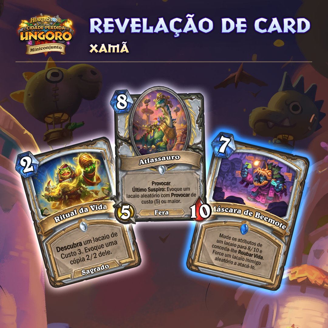 Uma fera para um Sacerdote. Totem de Xamã e Elementais irrompem.

Veja o que vai acontecer quando o Miniconjunto chegar, dia 2 de setembro! ⚡

#DiadoRenascimento