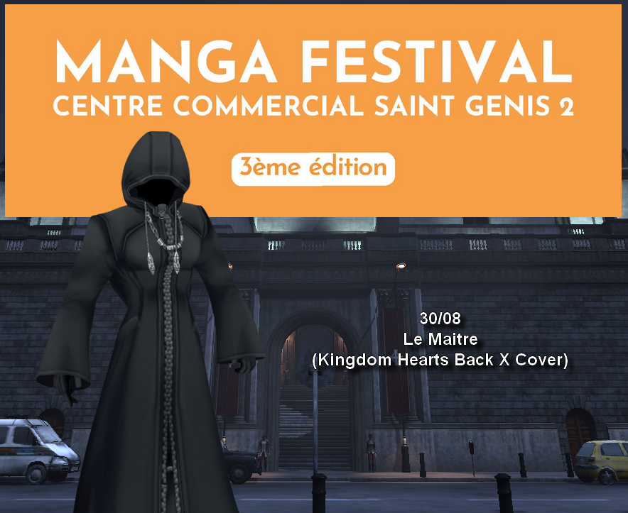 Peter55382's tweet photo. Pour certains, ça va être la rentrée scolaire... Pour moi, c'est la rentrée des événements/conventions 🤣 On commence ce samedi avec la journée cosplay du Manga Festival de St  Genis 2, où le concours sera présenté par nul autre que le Maitre ! https://t.co/EuuhSuWFn4