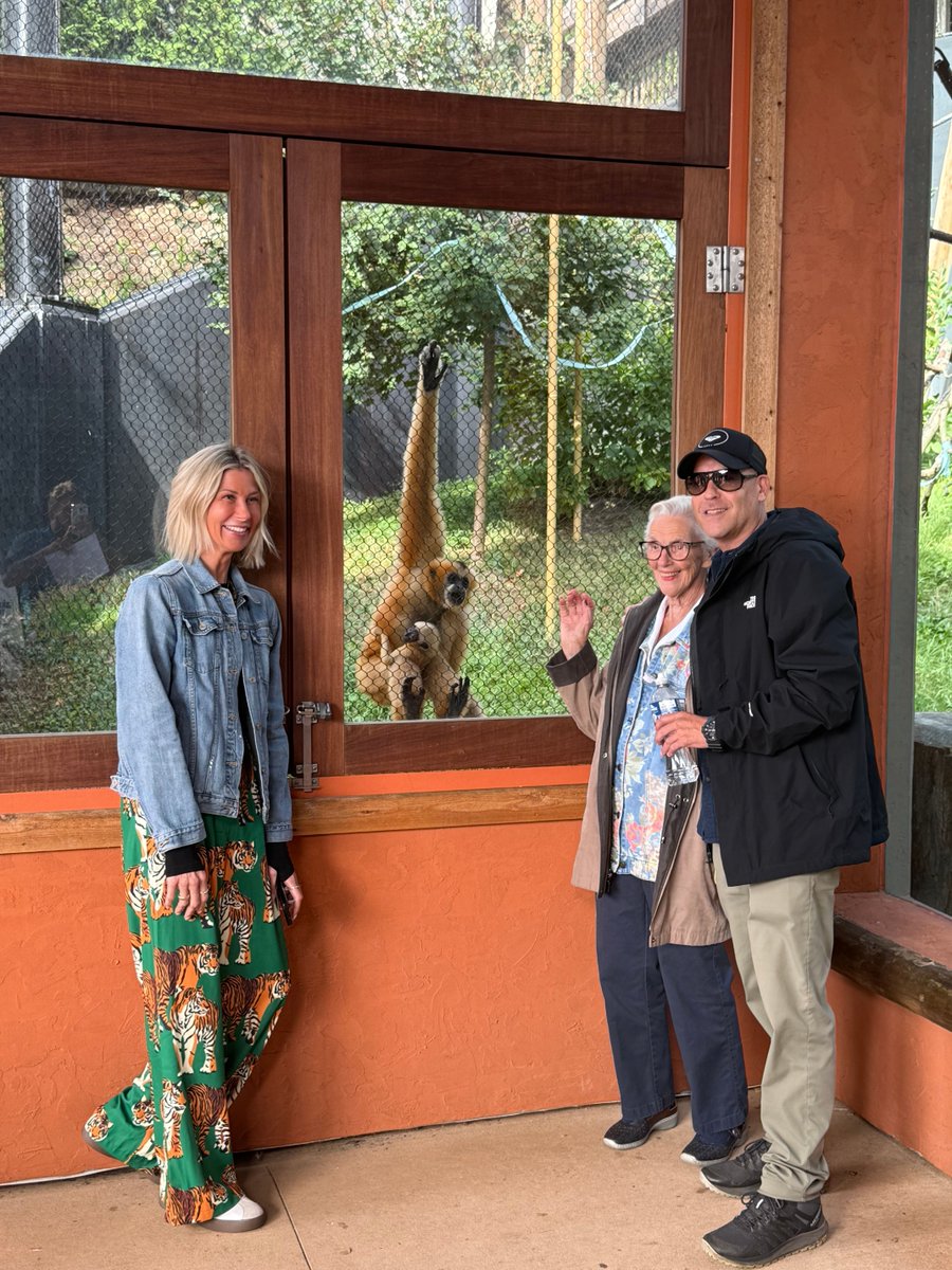 AkronSummitCVB's tweet photo. It was so fun to attend the Gibbon naming ceremony today at the Akron Zoo. We are so excited to officially welcome baby Leuco to Akron! ๐๐ Join us in celebrating this special moment and make sure to visit their new friend soon!
#AkronZoo #GibbonNamingCeremony #WelcomeToAkron https://t.co/BNklKBvtpg