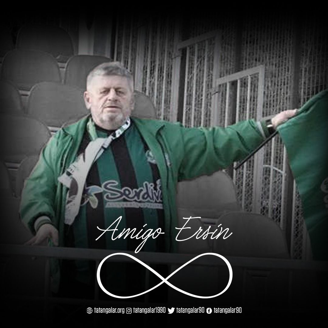 Amigo Ersin’i (Ersin Uysal) aramızdan ayrılışının 4. yıl dönümünde rahmet ve özlemle anıyoruz. Tribünlerde bıraktığın iz ve Sakaryaspor sevgisi daima yüreğimizde yaşayacak. Mekanın cennet olsun Amigo Ersin.

TATANGALAR