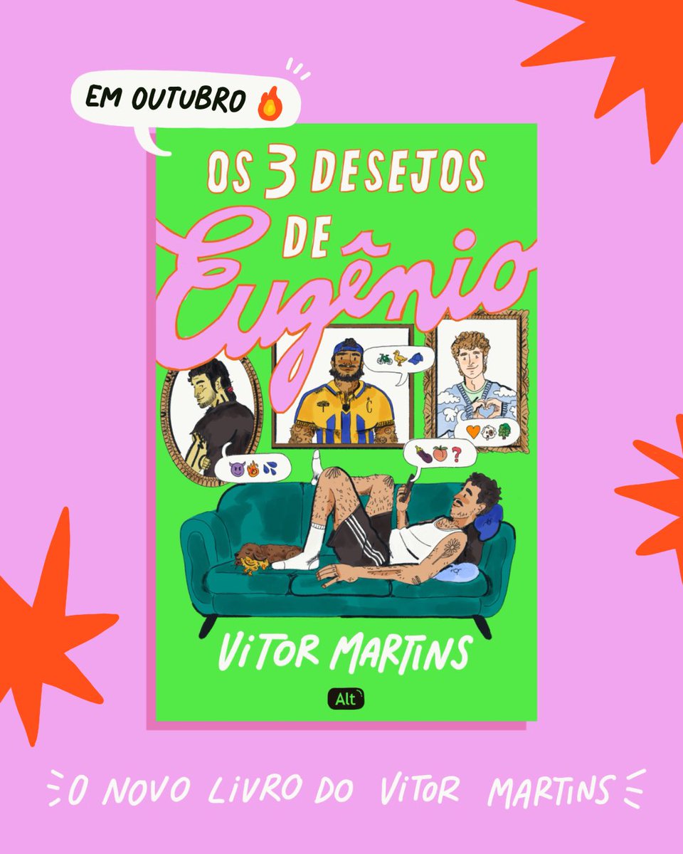 “Os 3 desejos de Eugênio” chega em outubro e você vai se apaixonar uma, duas, três vezes! 💚

A capa barbarizante é do <a href="/johncitoilustra/">johncito</a> e a pré-venda começa EM BREVE ✨