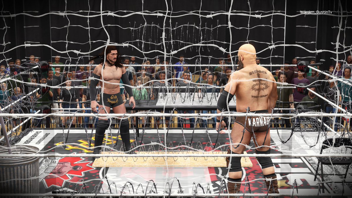 WXT FMW BARBED WIRE CAGE ENGAGED GET READY FOR SOME EXTREME STUFF SOON <a href="/ChainsawGnarly/">Chainsaw Gnarly</a> Thank you for your awesome work and thank you <a href="/SMashZs2k23/">SMashZ</a> for your barbed wire ropes and such to make things possible!!!!!