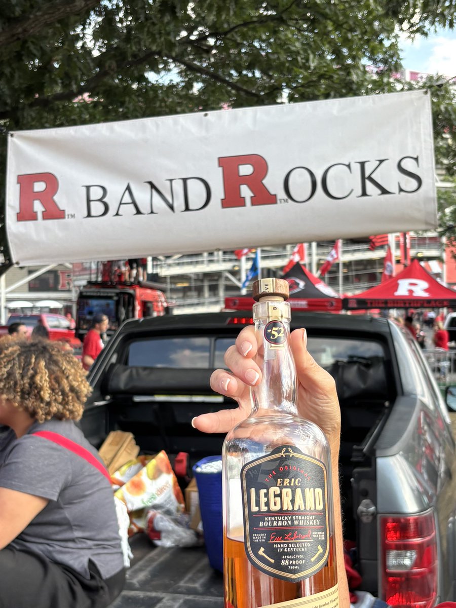 <a href="/RUAthletics/">Rutgers Scarlet Knights</a> Marching Scarlet Knights Band parents love <a href="/EricLeGrand52/">Eric LeGrand</a> whiskey