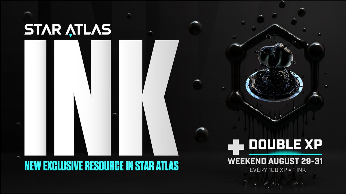 Double XP Weekend starts NOW!

Load into official shooter &amp; racing matches to earn 2x the Ink. 100 XP = 1 Ink. 

🔗 Get access: StarAtlas.com