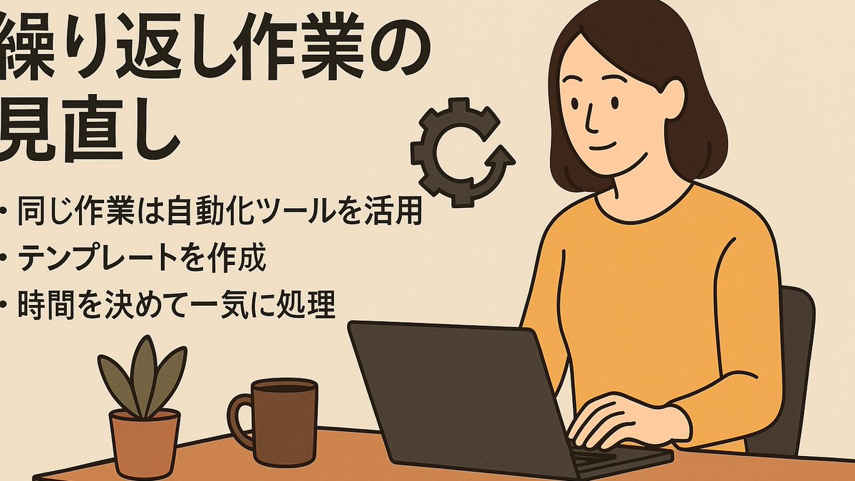 タスクを自動化するなら、まずは「繰り返し作業」を見直そう！