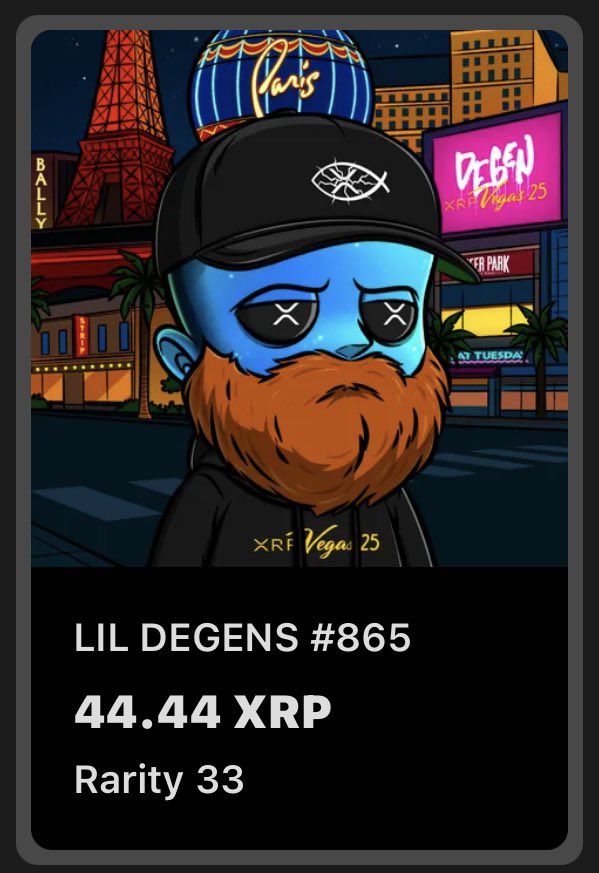 zac (@myownbank777) on Twitter photo <a href="/lil_degens/">Lil Degens</a> Hey....
This lil degen wants a new home.
He's cheap.
He's back from Vegas.
He's looking for a winning bet!
My cafe xrp.cafe/user/rUpwRuLnc… <a href="/lil_degens/">Lil Degens</a> Hey....
This lil degen wants a new home.
He's cheap.
He's back from Vegas.
He's looking for a winning bet!
My cafe xrp.cafe/user/rUpwRuLnc…