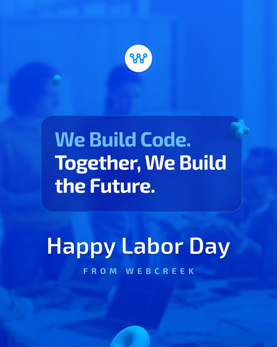 🛠️ Happy Labor Day!
Today, we honor the builders of ideas, the solvers of problems, and the champions of innovation.

To our incredible dev team, thank you for every line of code, every sprint, every breakthrough.

Because behind every powerful platform is a team that works with