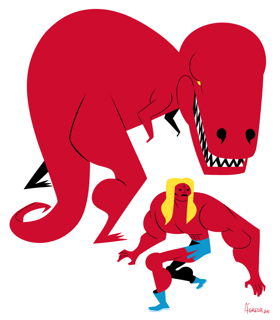 JLAgreda's tweet photo. Aniversario del inmenso #JackKirby Crossover #Kamandi #DevilDinosaur https://t.co/KbLWoYKQTq