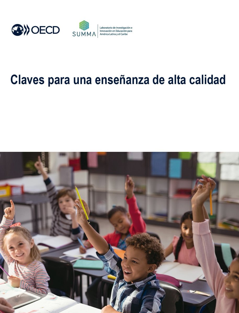 🔐We launched with Andreas @SchleicherOCDE a 
@OCDEduSkills report (spanish version), on which we've been collaborating from <a href="/summa_edu/">SUMMA</a> 
"Unlocking High-Quality Teaching." 
A study on pedagogical practices that move the needle! 
We also signed a SUMMA-OECD Collaboration Agreement