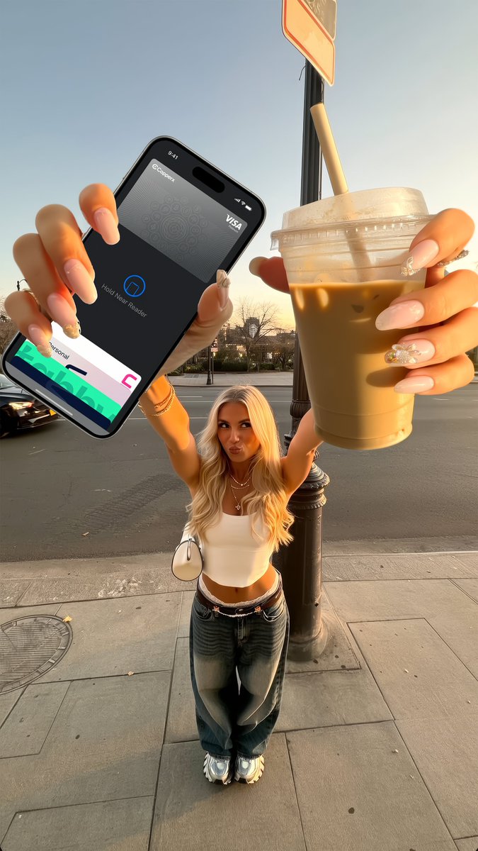just me, my coffee &amp; my onchain card 💙
