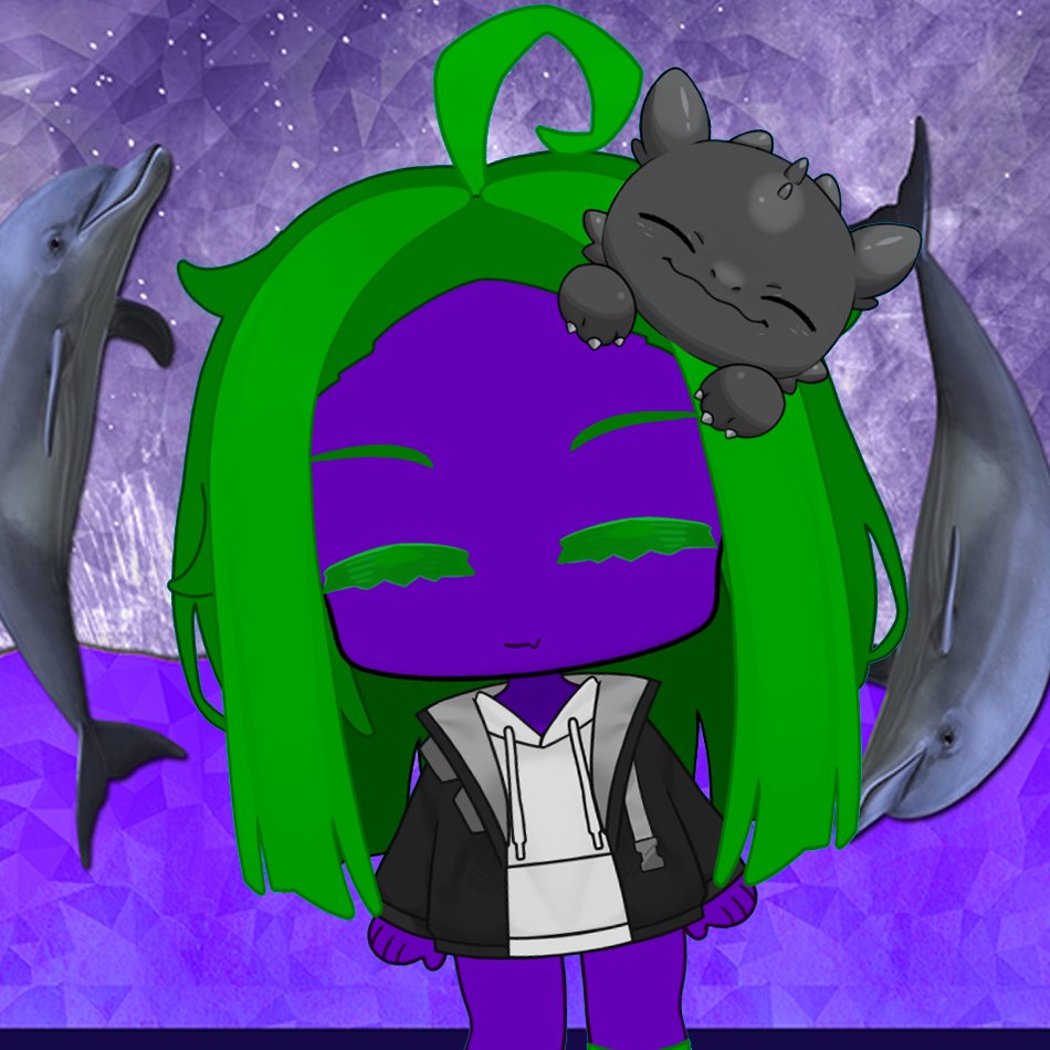 Spichael "Spike" Checksum - Purple Stickman Vtuber tweet media