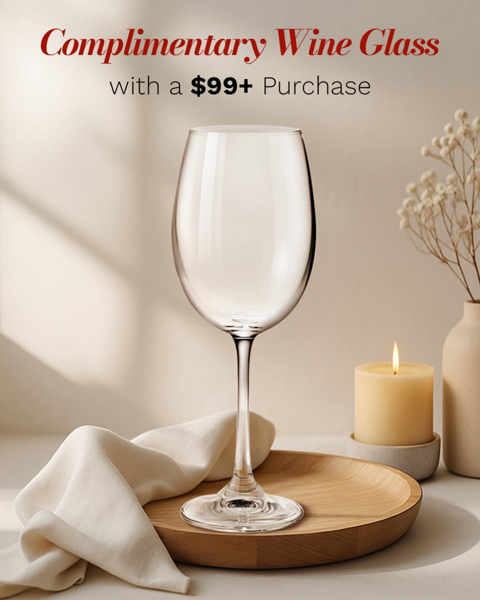 Kick off Labor Day weekend with free shipping on $149+ orders (all brands included) OR a complimentary wine glass on $99+ orders! Ends 9/15, exclusions apply. While supplies last. 🍷

Shop now: crystalplus.com
 
#personalizedgifts #laborday #wine #wineglass #freegift