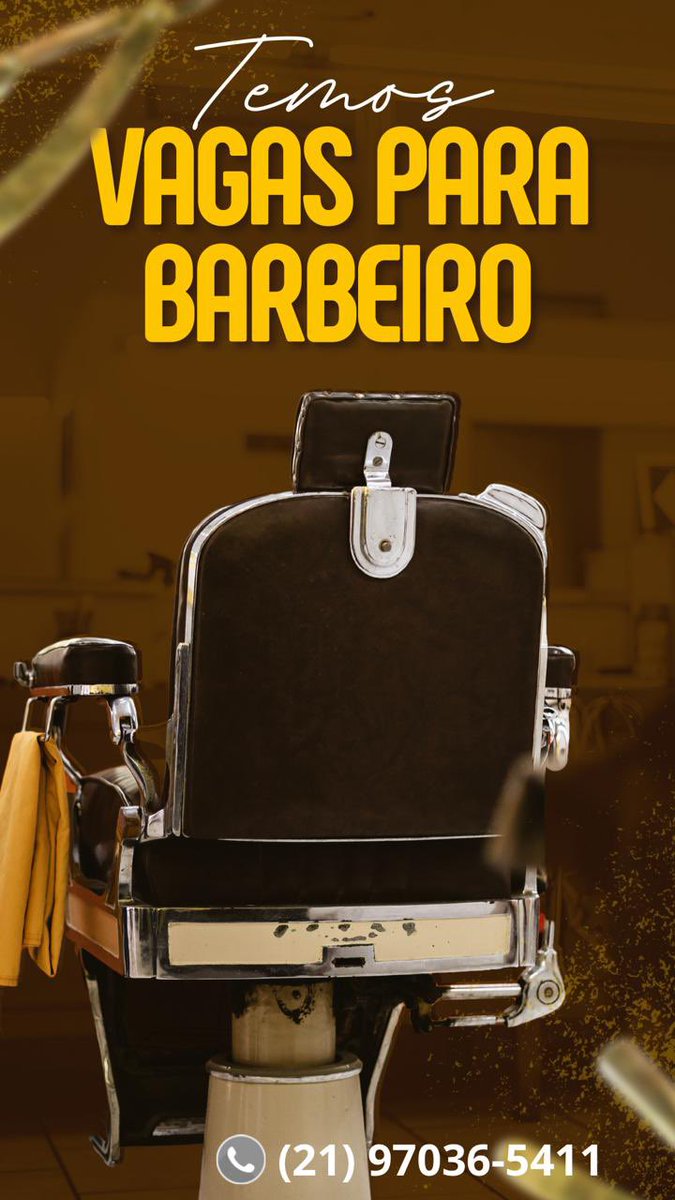 Vagas para barbeiros no segundo andar da loja tropa‼️