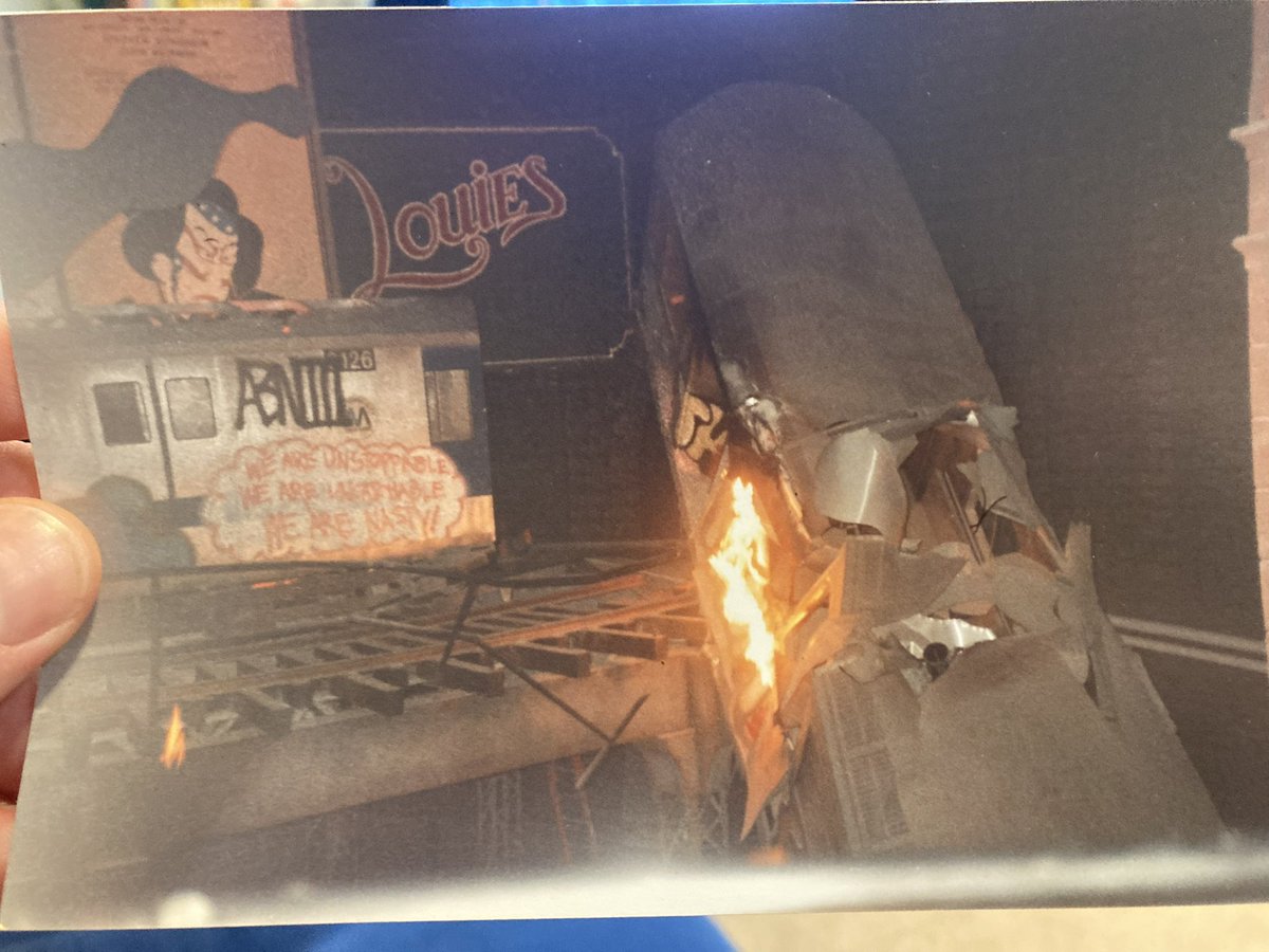 Pretty sure this is a photo I took on Kongfrontation <a href="/UniversalORL/">Universal Orlando Resort</a> using a disposable camera. The graffiti reads “We are unstoppable 
We are ?????????
WE ARE NASTY” 
Universal creative gettin’ real weird with it