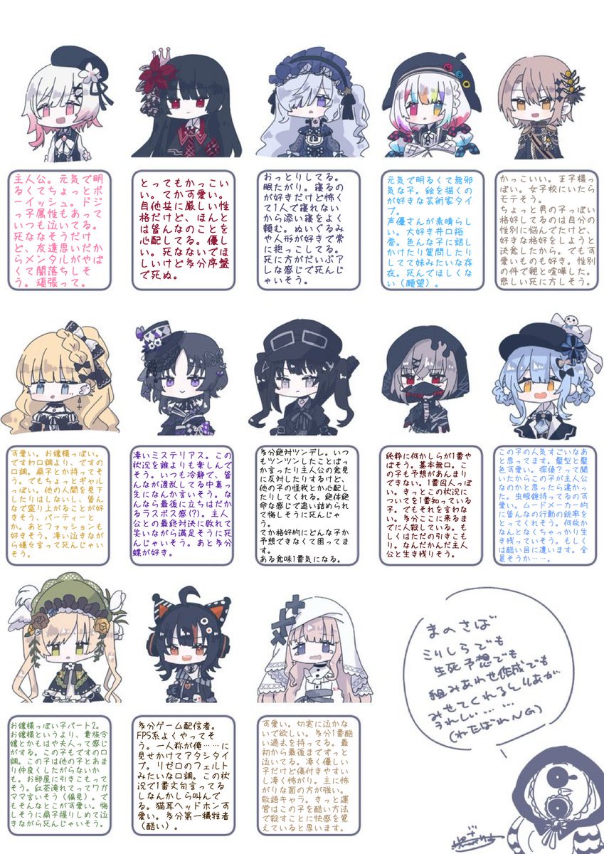 まのさばミリしらお借りしました〜！（FF外すみません） 読みづらい 