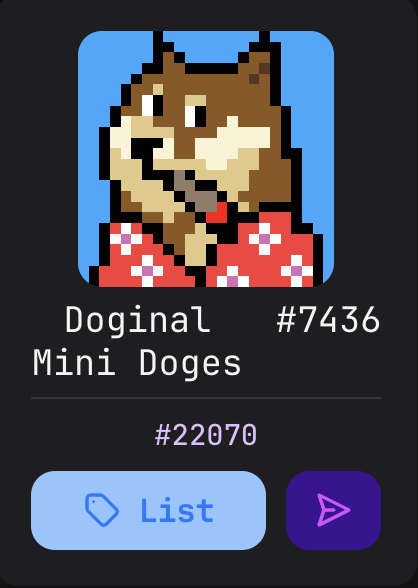 valormeta's tweet photo. Purchased off the floor of https://t.co/PanR5J6VEU my 1st @minidogeart today 🧡🐕 https://t.co/Ipu7Ko4Glp