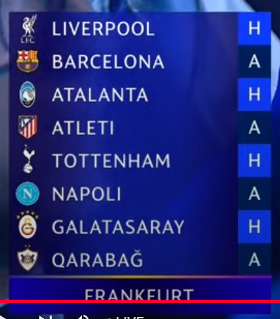 Also auf dem Programm steht mal wirklich Champions League... Uff...
#SGE #UCLdraw #UCL