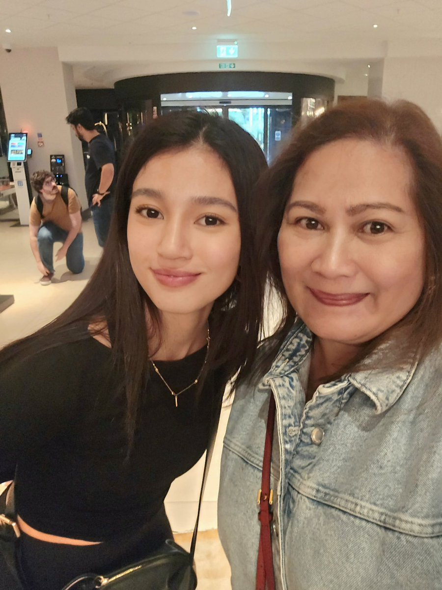 .
With Belle Mariano!!
Ang bait din. 

#ASAPEngland