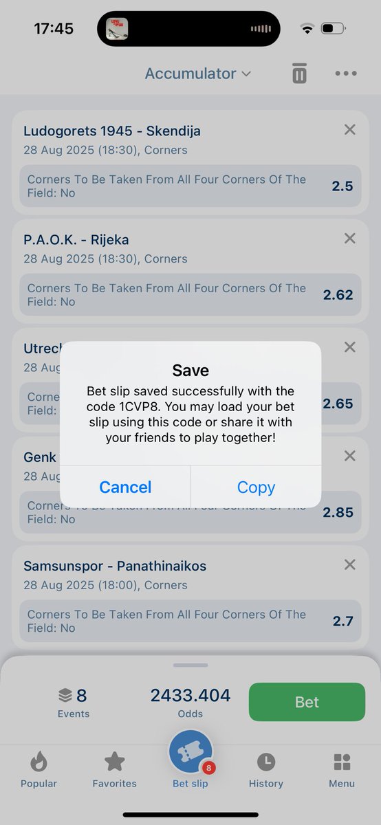 2K+ odds on 1XBET

Booking code: 1CVP8

Register here: cropped.link/sportk3651
Use promo code: sportk365

*Code invalid? Load code via web or load code before login*