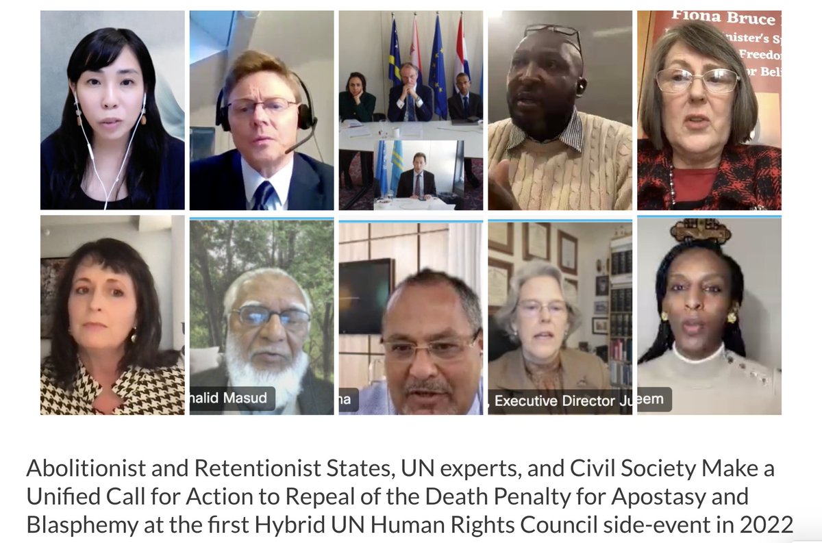 Throwback Thursday: “If one dares to establish a hierarchy in abolishing the death penalty, I think these come as the worst forms of death penalty simply because they are not corresponding to any crime committed, but just to an expression of freedom, an expression of view." /1