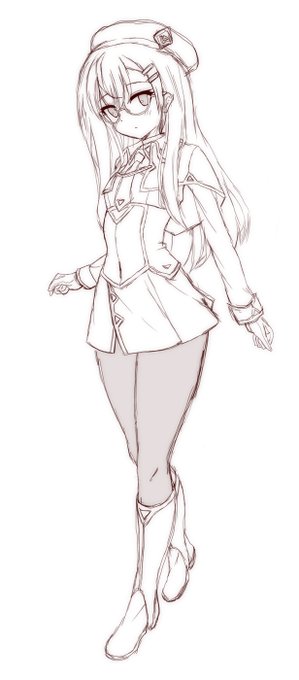 (ラフ)
テナ・マッカラン(仮称)
AFS士官学校パイロットコース3年生。
学生副会長。

って設定も何もかも仮。
すっぽんぽんで用意してたキャラ。
士官学校のキャラにするかも未定。 