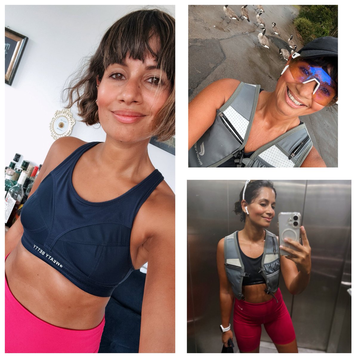 A tale in 3 photos. From sun to soaked 😅