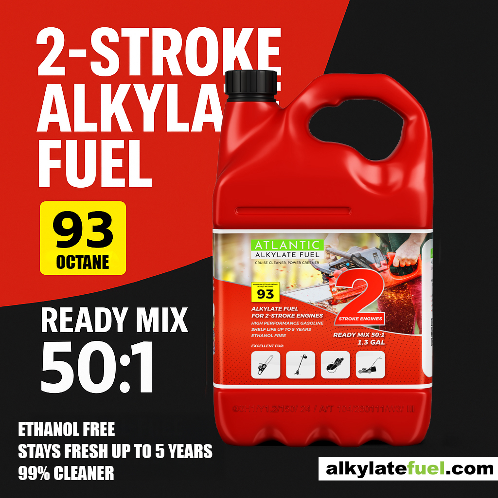 alkylatefuel's tweet photo. ⚡ 2-Stroke Power, Cleaner Fuel ⚡
93 Octane | Ready Mix 50:1 | Ethanol-Free | 5-Year Shelf Life
Your tools deserve the best. 🔥

https://t.co/XooPpVZoUu

#2Stroke #Fuel #EthanolFree #ChainsawReady #alkylatefuel https://t.co/KvpEkkHoLA