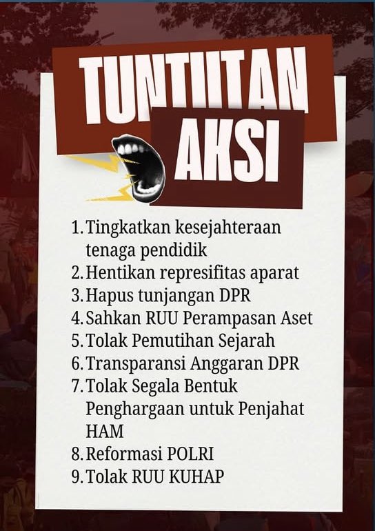 tuntutan aksinyaaa kawan.. jaga fokus yukkkkk 😭 #polisipembunuh