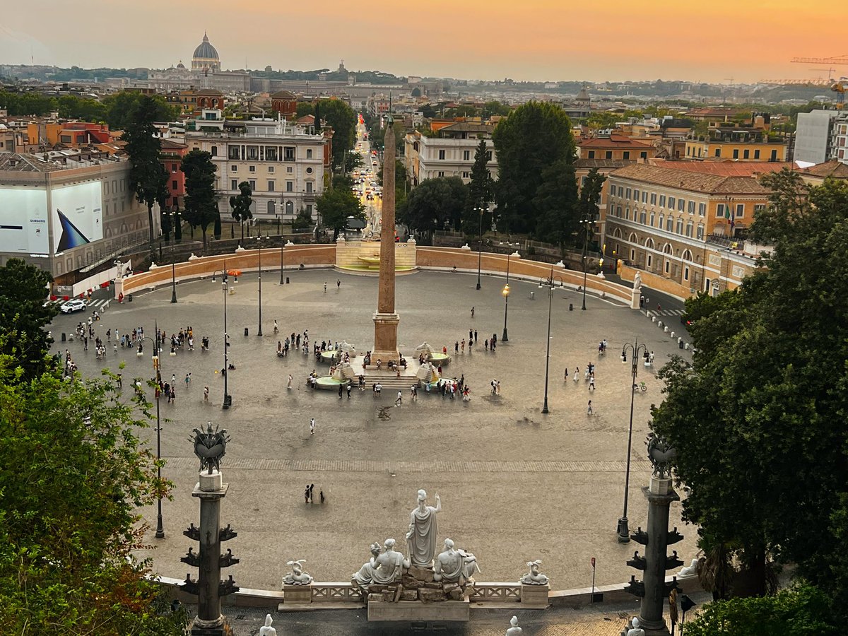#Roma Piazza del Popolo
#buonaserata #goodnight