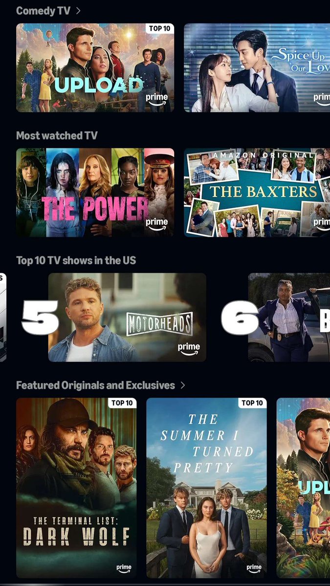 updmotorheads's tweet photo. #Motorheads is back in the Top 10, ranking #5 on @PrimeVideo for TV shows and #5 overall!! 🎉🏎️ https://t.co/euvAVmyloL