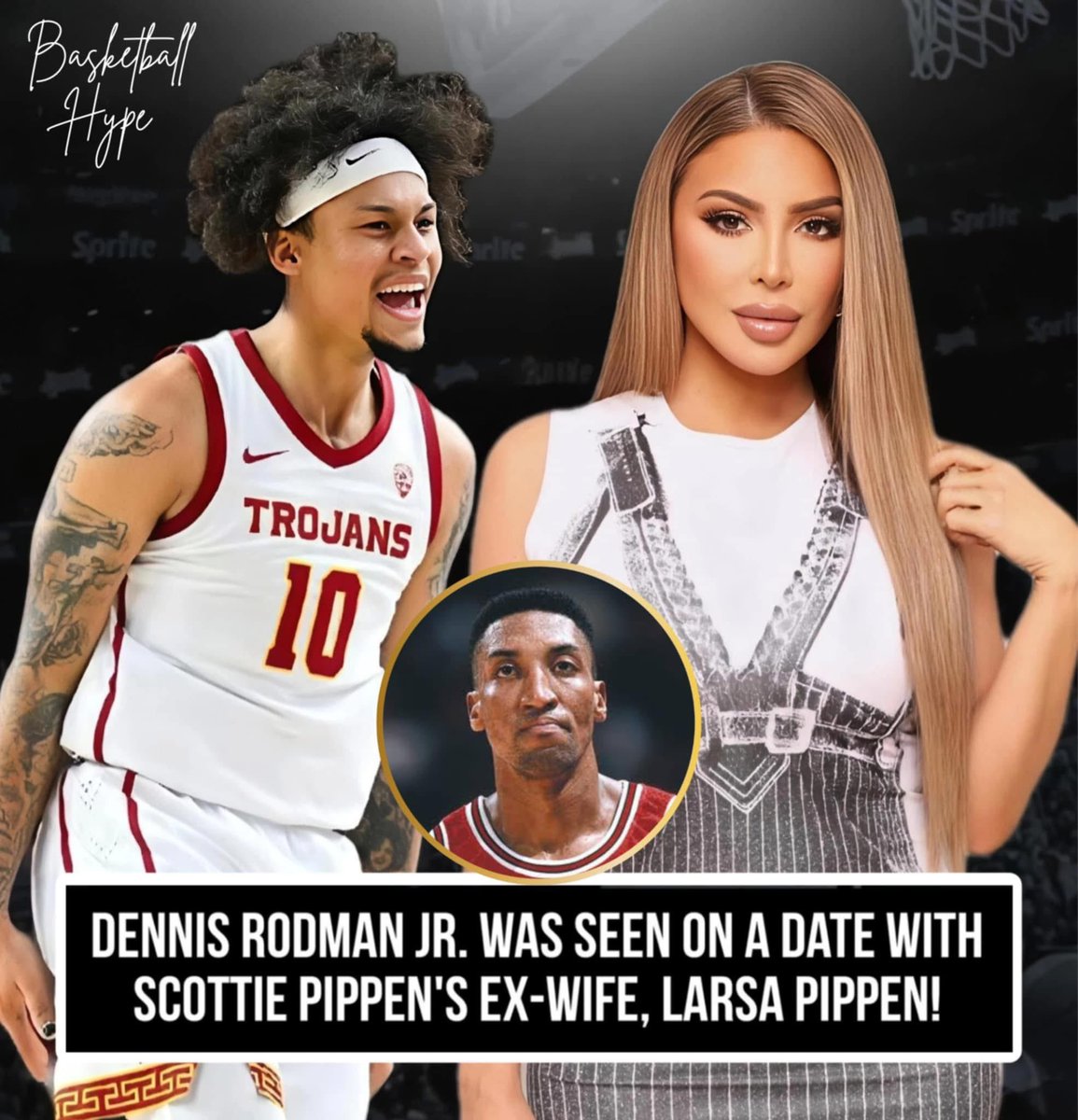 Dennis Rodman Jr. was seen on a date with Scottie Pippen's ex-wife, Larsa Pippen! 👀