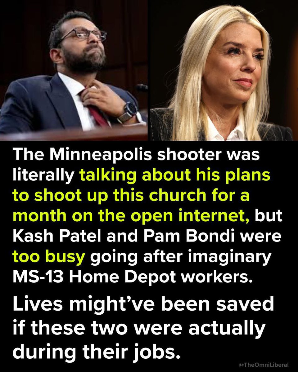 Mike_Charles's tweet image. ##Minneapolis #Bondi #Patel  #Trump #GOP #Republicans