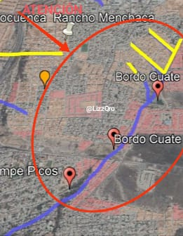 LizzQro's tweet photo. Mira SI NO SABES @FeliFerMacias de lo que hablas, mejor asesorate. El dar esos permisos sobre la red hidrografica de colonias como Lomas de Menchaca, que incluye TRES BORDOS que amortiguan #inundacion (más ) en Q200, te hara el peor de los Presidentes Municipales de Qro. https://t.co/IcV9einDEh