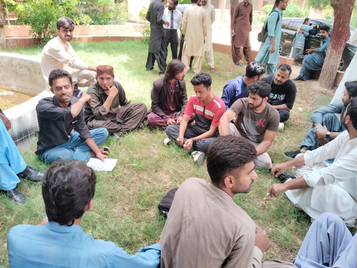 28/Aug/2025
A Meeting was held in the Shaheed Zulfiqar Ali Bhutto Law College SZABLIC Regarding the recemt Fee Hike Issue,in which President PSF  Szablic Ibrahim Shahid Along with President Student Council Hammad Khaliq met Principal Szablic Riaz Hussain Baloch,