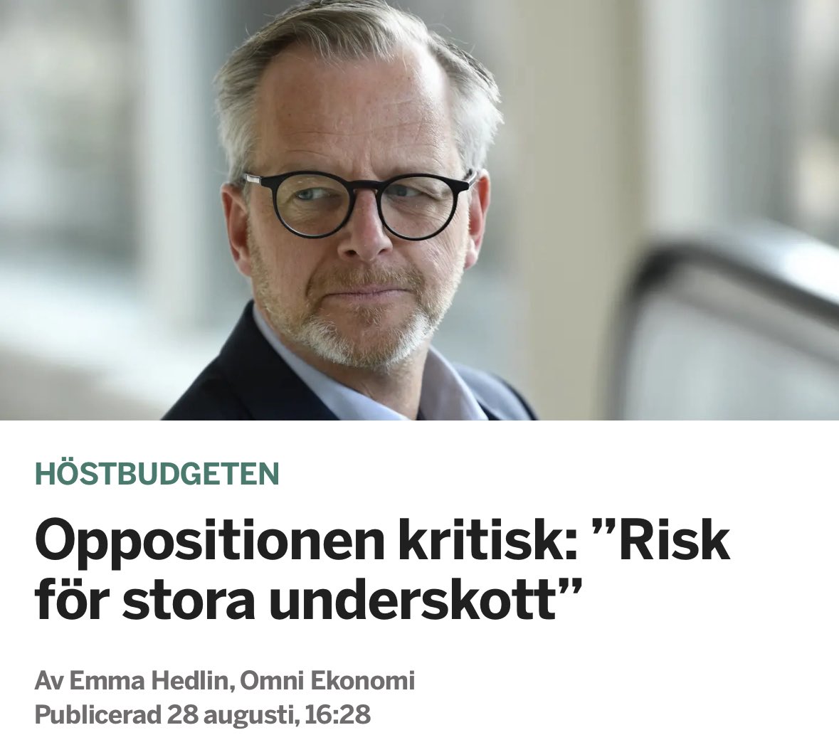 Att inte lägga en expansiv budget i det här läget hade ju varit tjänstefel. Problemet är istället att Svantessons satsningar varken fått fart på ekonomin eller löst hinder för långsiktig tillväxt. Lånen kommer gå till idiotiska saker som t ex sänkt skatt för höginkomsttagare.