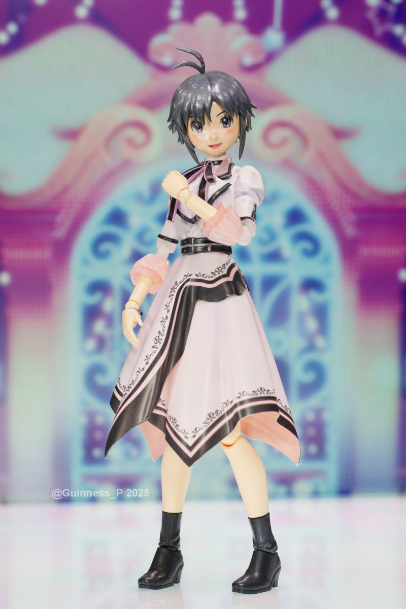 真、誕生日おめでとう！

可愛い～！も
カッコいいー！も
ぜんぶ、君の中にあるぞ、まこりん。

 #菊地真生誕祭2025  #菊地真誕生祭2025 
 #30MS #菊地真 #アイマス模型部