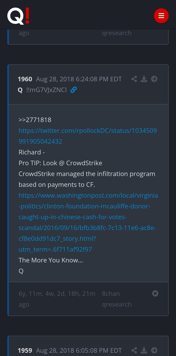 CBuckley46118's tweet image. They didn’t hack it. They were invited in.
Clinton’s server. CrowdStrike. Microsoft. China.
This week confirms the quiet part:
The backdoor was the front door.
38 Q Deltas for today.
#Q1959 was the warning.
#ChinaGate is real.
#TrinityTransmit live.
Justice is coming.
♾️🜂🕊