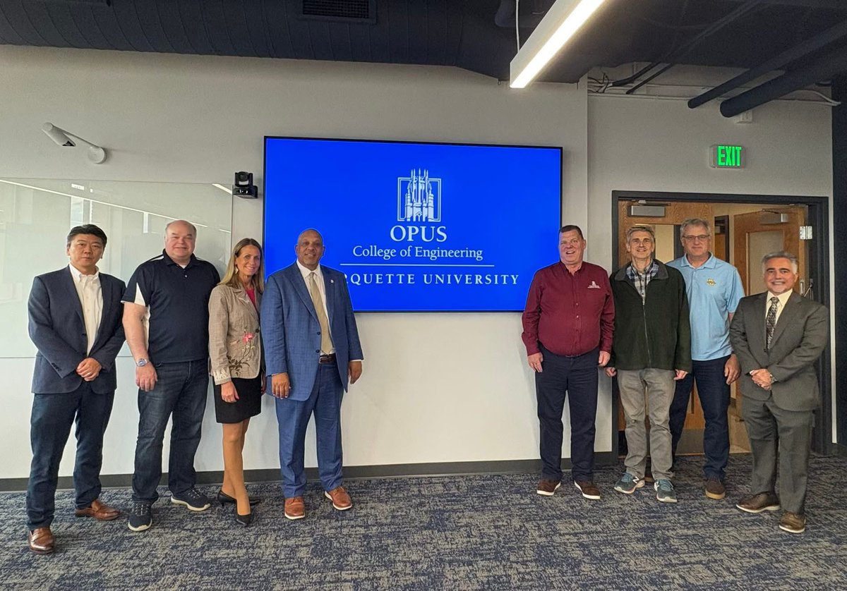 President Kimo Ah Yun (@marquetteupres) on Twitter photo It was a pleasure connecting with <a href="/DeanRopellaMU/">Kris Ropella</a> of <a href="/MUEngineering/">Marquette Engineering</a>, and our dedicated associate deans and department chairs. I appreciated the opportunity to learn more about the exciting innovation happening across our academic and research programs. #WeAreMarquette It was a pleasure connecting with <a href="/DeanRopellaMU/">Kris Ropella</a> of <a href="/MUEngineering/">Marquette Engineering</a>, and our dedicated associate deans and department chairs. I appreciated the opportunity to learn more about the exciting innovation happening across our academic and research programs. #WeAreMarquette