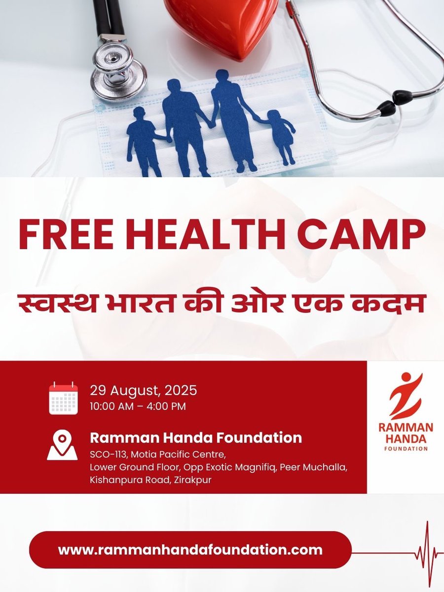 ramanhanda's tweet photo. Free Health Camp #Zirakpur #peermuchalla #ngo #free #health #HealthWins #healthy #punjab #pmo #pmoindia #cm #cmpunjab #trending #rammanhanda #rammanhandafoundation https://t.co/H5otgWT2dX