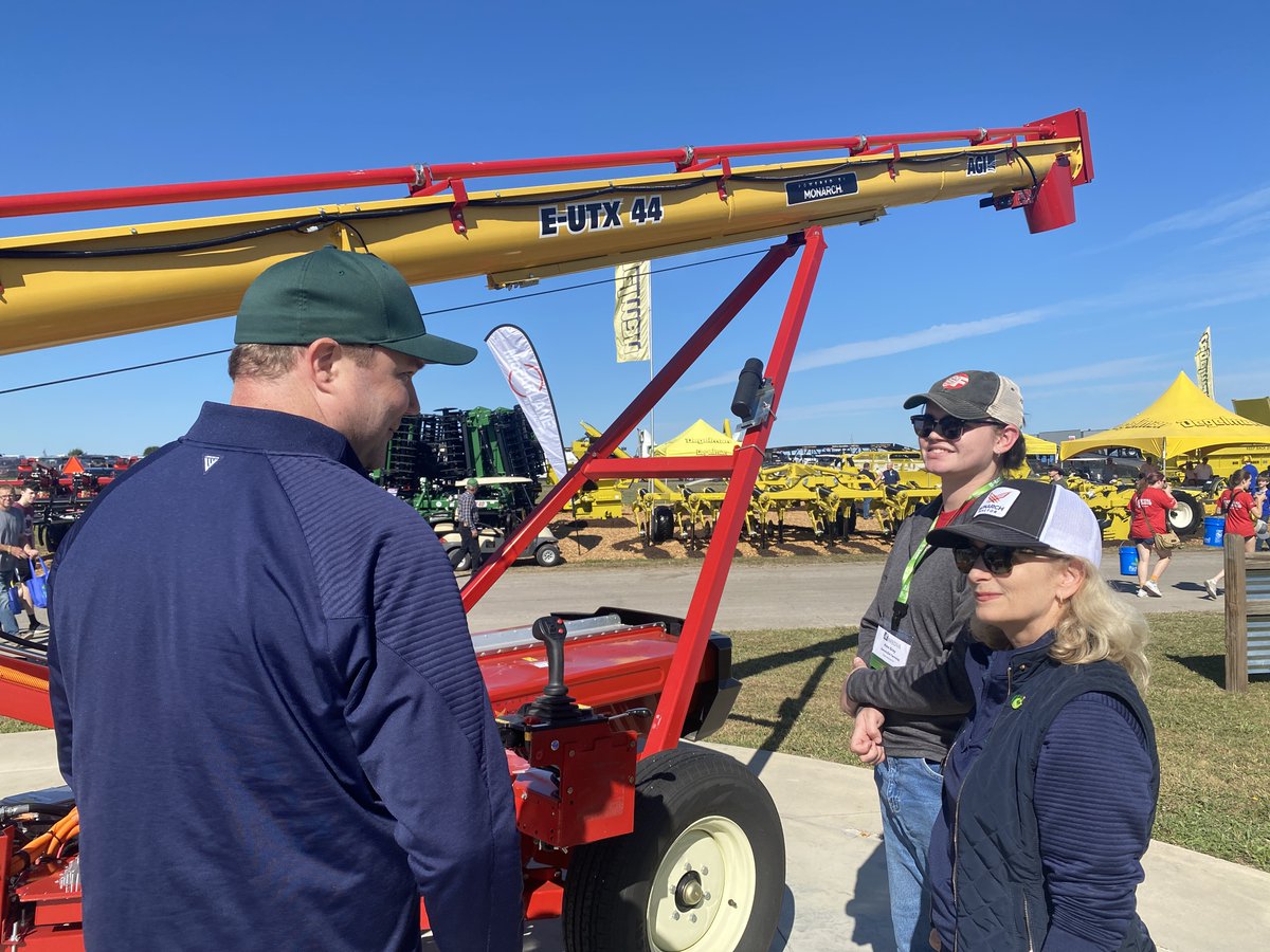 AGI (@aggrowthintl) on Twitter photo AGIās Kyle Greene and Lissa Franklin of <a href="/MonarchOneAI/">MonarchOneAI</a> visited with Alex Gray of <a href="/SuccessfulFarm/">Successful Farming</a> about the new AGI smart auger at <a href="/FPShow/">Farm Progress Show</a>. They demoed the cool features of the fully electric auger coming to market in 2026. Watch for the story coming soon! AGIās Kyle Greene and Lissa Franklin of <a href="/MonarchOneAI/">MonarchOneAI</a> visited with Alex Gray of <a href="/SuccessfulFarm/">Successful Farming</a> about the new AGI smart auger at <a href="/FPShow/">Farm Progress Show</a>. They demoed the cool features of the fully electric auger coming to market in 2026. Watch for the story coming soon!